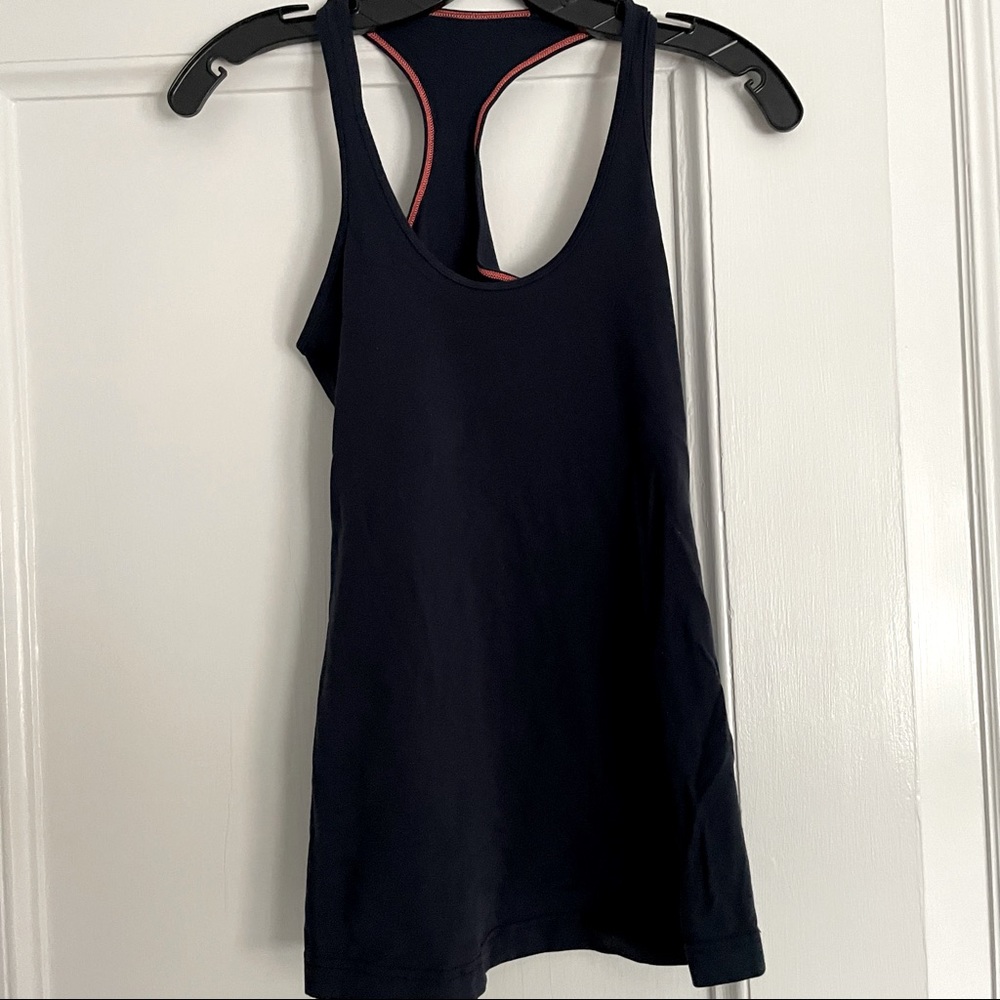 LULULEMON Racerback Navy Tank Top